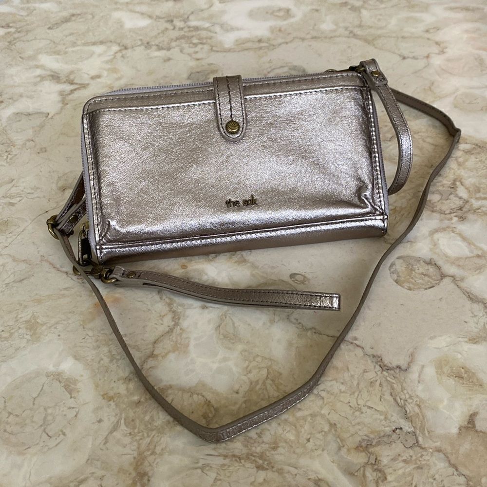 NWOT The Sak Redwood 3-In-1 Leather Phone Wallet Crossbody Clutch Purse